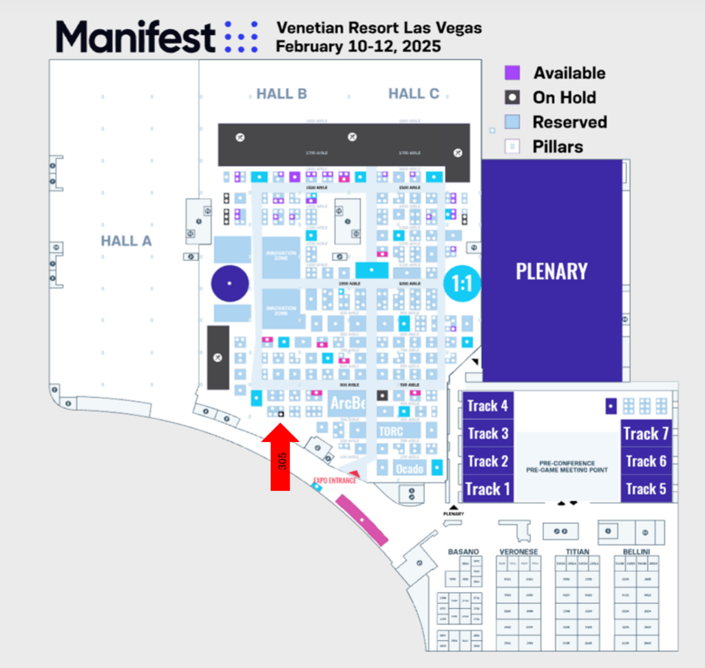 Manifest 2025 Booth Location